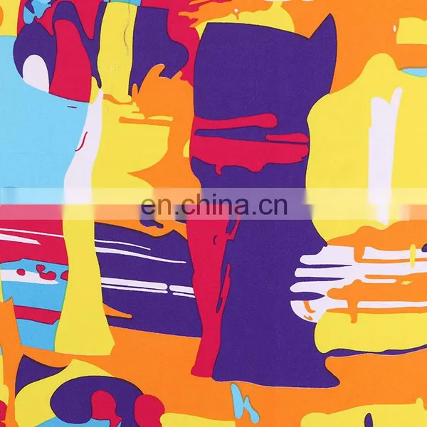 Factory Direct Sale Peach Skin 100% Polyester Microfiber Printed Fabric photo-5