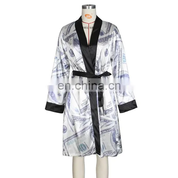 Women Poncho Autumn Womens Coats and Capes Print V-Neck Open Stitch Sexy Cloak Women Long Sleeve Ladies Pajamas Shawl Cardigan photo-4