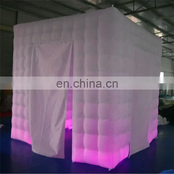 Attractive Cheap Portable Lighted Inflatable Cube Photo Booth/Kiosk,Inflatable Wedding or Party Photo Booth With Camera photo-4