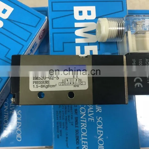 SHAKO Air Solenoid Valve Controller BM520-02-S AC 110-220V photo-2
