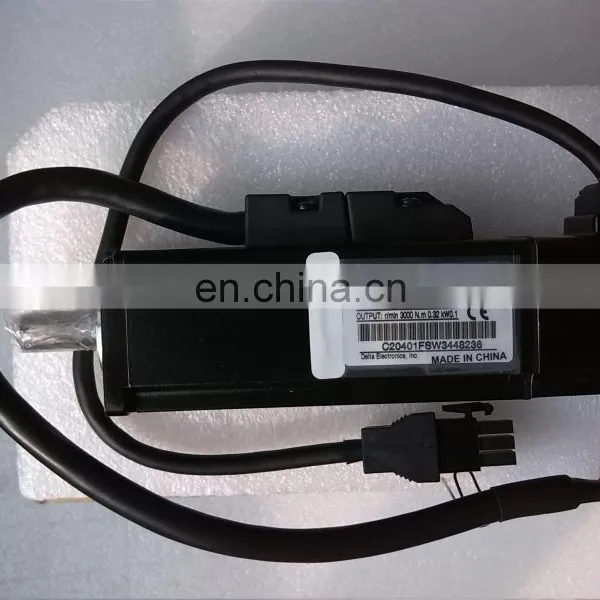 Cheap Delta AC Servo Motor Drive 100w ECMA- C20401FS + B2-0121-B For CNC Router photo-3