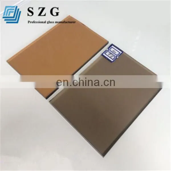 Heat Reflection Grey Blue Green Bronze Window Glass Factory Colored Tinted Building Glass photo-4
