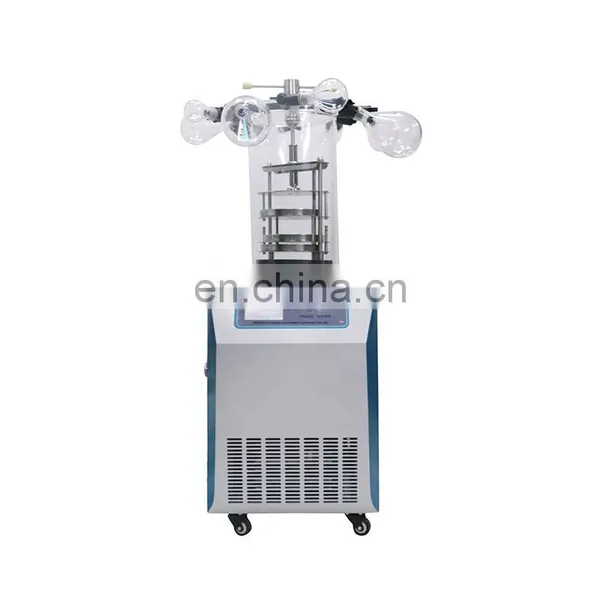 Multi Manifold Top Press Medicine Laboratory Vertical Vacuum Freeze Dryer photo-5