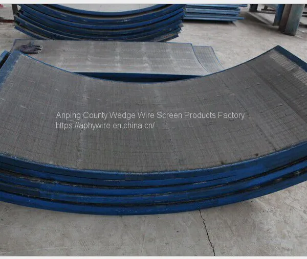 Sieve Bend Screening , Stainless Steel 304 Johnson V Wire Wrapped Wound Screen Plate photo-4