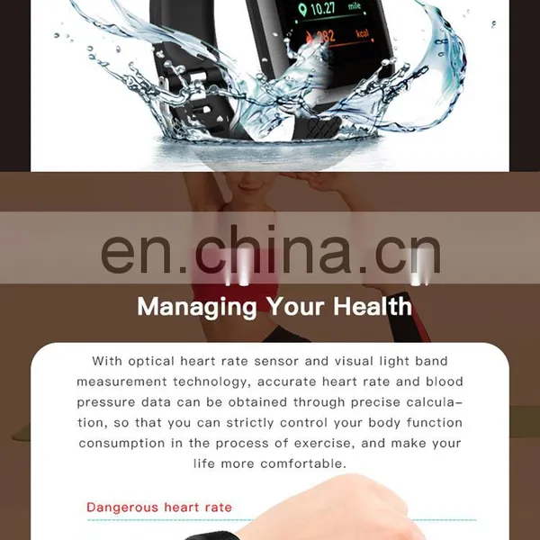 D13 Smart Watches 116 Plus Heart Rate Watch Smart Wristband Sports Watches Smart Band Waterproof Smartwatch photo-4