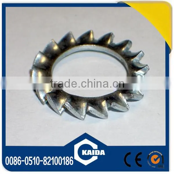 Stainless Steel Serrated Lock Washers External Type A DIN6798A