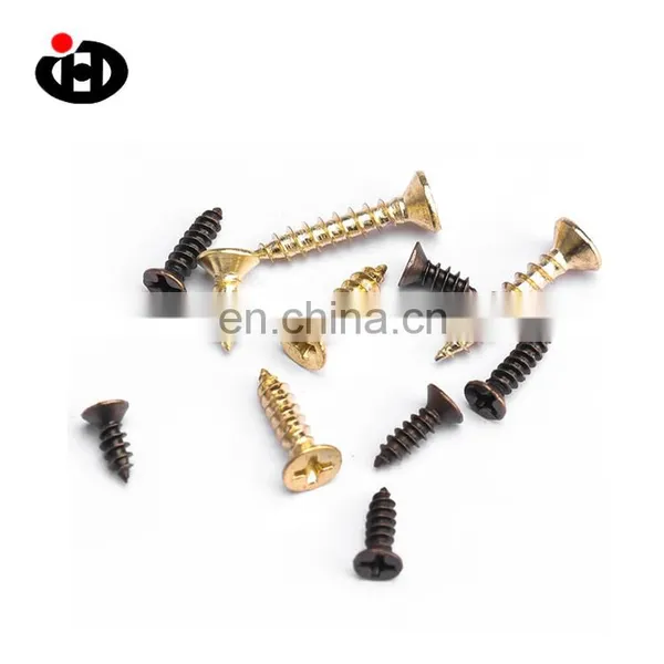 Hot Sale Galvanized 12.9 Gold Cross Countersunk Head Screws photo-4