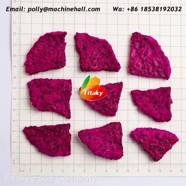High Quality Freeze Dried Dragon Fruit Slices Wholesale Price photo-4