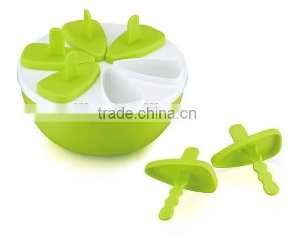 6 X Ice Mold Maker Orange Shap Ice Cube Tray Popsicle Mold photo-2