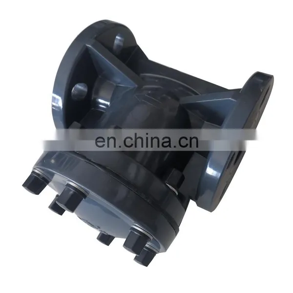 Wholesale Medium Pressure Manual Plastic Pvc UPVC Wafer Flange Check Valve For Acid Liquid photo-2