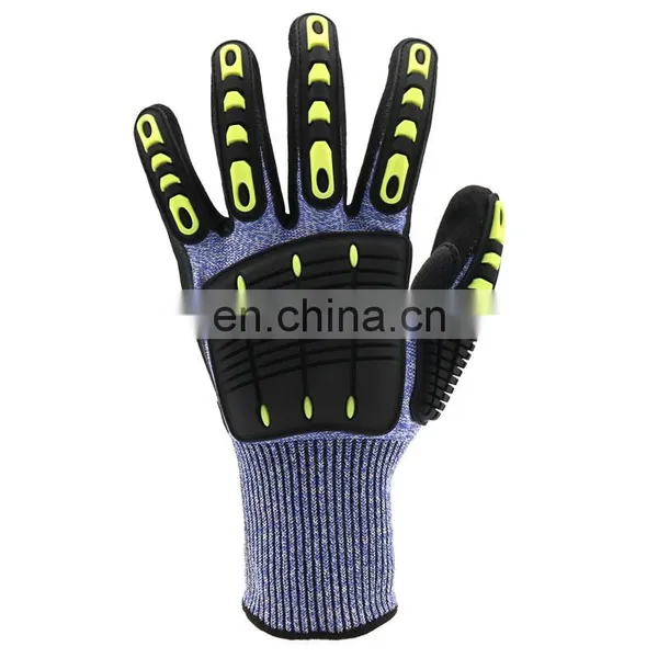 Nitrile Cut Resistant TPR Architecture Industrial Gloves Anti Impact Safety Cut5 Mechanical Work Glove photo-4