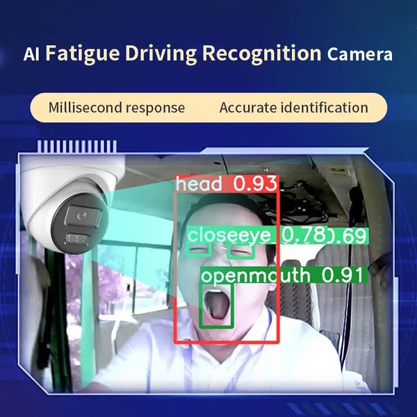 AI Driver Fatigue Driving Recognition Camera Security Camera System Wireless photo-2