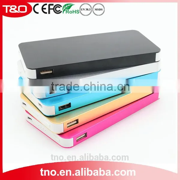 Customize Metal Super Slim Power Bank 10000mah