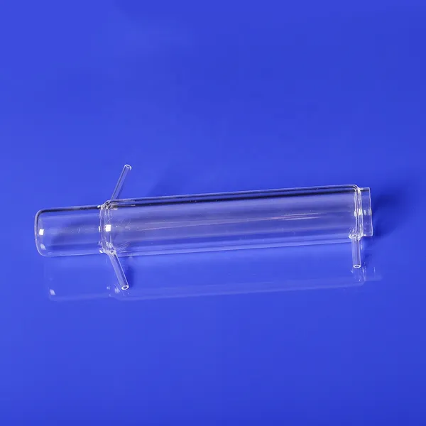 AcidAlkli Resistant TOC-3000 WTC Quartz Glass Reaction Vessel Quartz Processing Tube photo-5