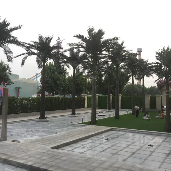 Customization Make High Quality Artificial Coconut Palm Tree for School Decoration 25 Meters Simulation Bonsai Palm Trees photo-4