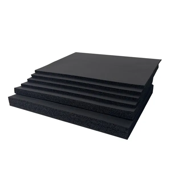 NBR Heat Resistant Composite Glass Fiber Aluminum Foil Anti-oxidation Roof Ceiling Thermal Insulation Foam Sound Absorbing Foam photo-4
