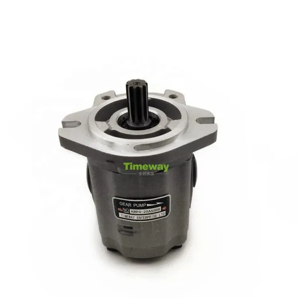 KRP4 Hydraulic Gear Pump KPR4-25ASSRB High Pressure Gear Pump Forklift Oil Pump 6 Teeth Spline Shaft photo-3