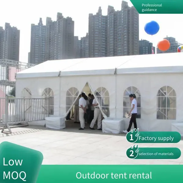 Rental of Large Tents, Construction of Aluminum Alloy Glass Marquees, Rental of Large Red Wedding Marquees photo-5