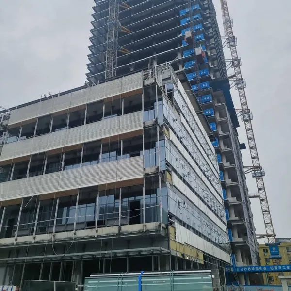99 yuan glass curtain wall installation, single-panel curtain wall processing and installation, construction team for installation of steel structure framework for curtain wall exterior wall
