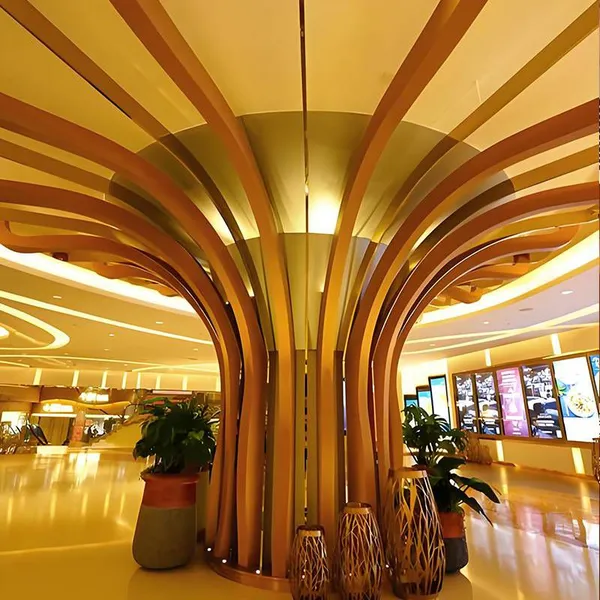 Customized Non-standard Special-shaped Arc and Wavy Aluminum Square Channels