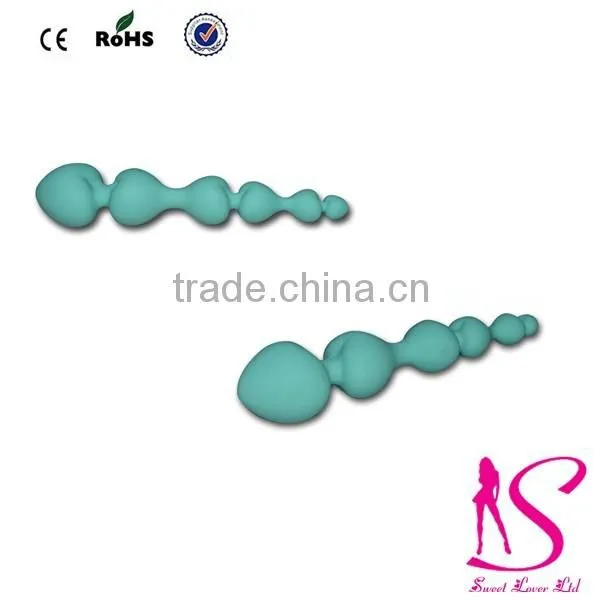 2016 Green anal plug OEM color Ana plug for beginner new anal beads