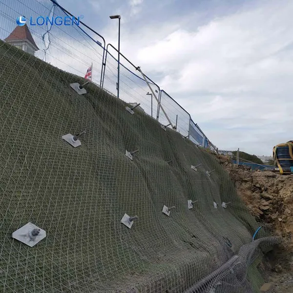 Rockfall Netting G80 4 1770Mpa High Tensile Strength Rockfall Netting Galvanized Wire Mesh for Railway Slope Stabilization photo-3