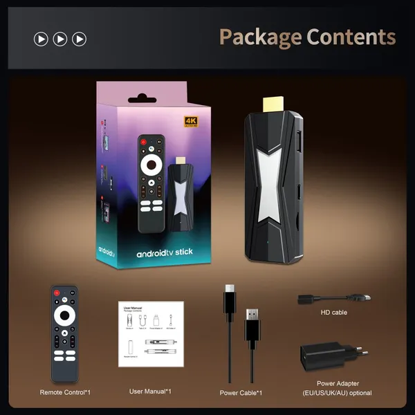 2026 Ruogood Latest Amlogic S905X5A Android14 tv Dongle With OEM&ODM Service for IPTV/Smart Home /smart Hotel photo-2