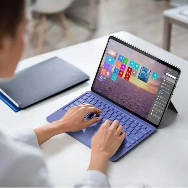 Keyboard for Microsoft Surface 8 Bluetooth Wireless With 7-Color Backlit Keyboard For Surface 9 Touchpad Keyboard for Surface 10 photo-2
