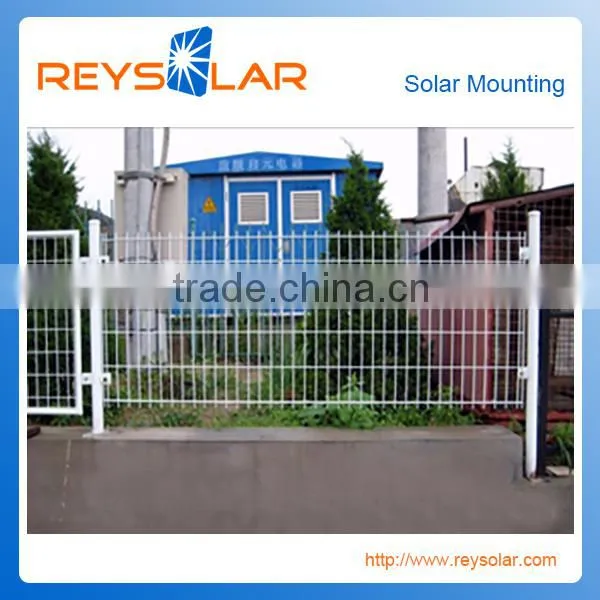 Solar Module Racking Energy Plant Field Fence Galvanized Steel Metal Warehouse Fence photo-2