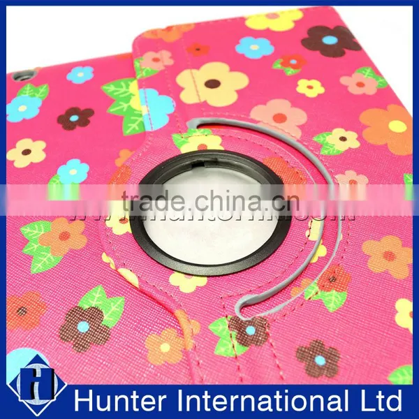 Floral Garden Rotating Tablet Case For IPad 4 photo-5