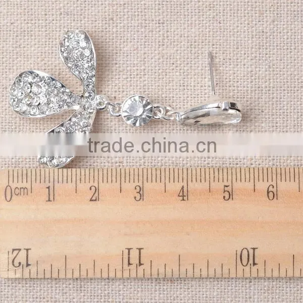 2016 Hot Sale Classical Crystal Necklace Earring Charming Jewelry Set photo-2