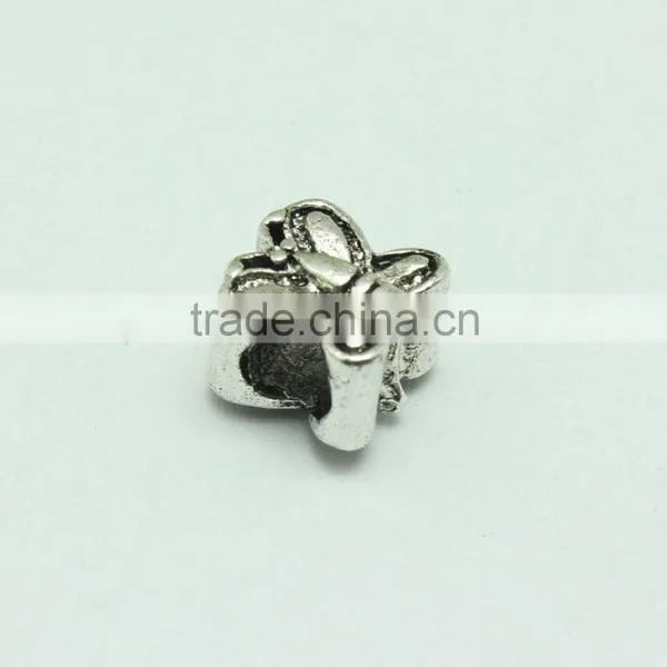 Wholesale Pdora Archaized Anti-silver Butterfly Shape Hole Beads, DIY Bracelets Hole Beads Accessories photo-4