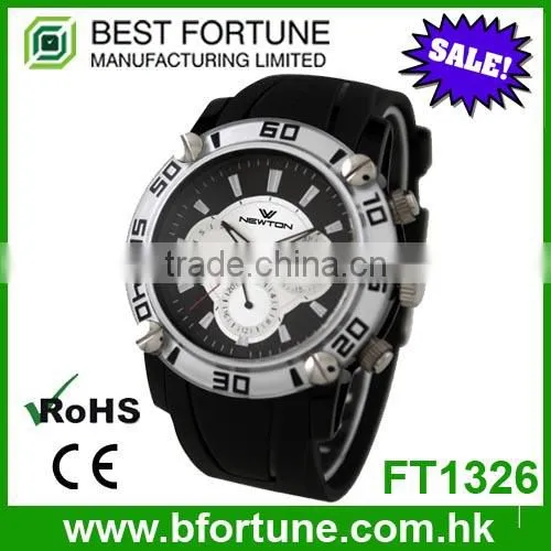 FT1326 2016 Fashion Sports Chronograph Function 24 Hour Hand Watch for Man