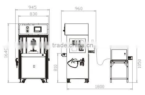 Low Pressure Molding System LPMS Low Pressure Plastic Injection Molding Machine Single Station Side Type photo-3