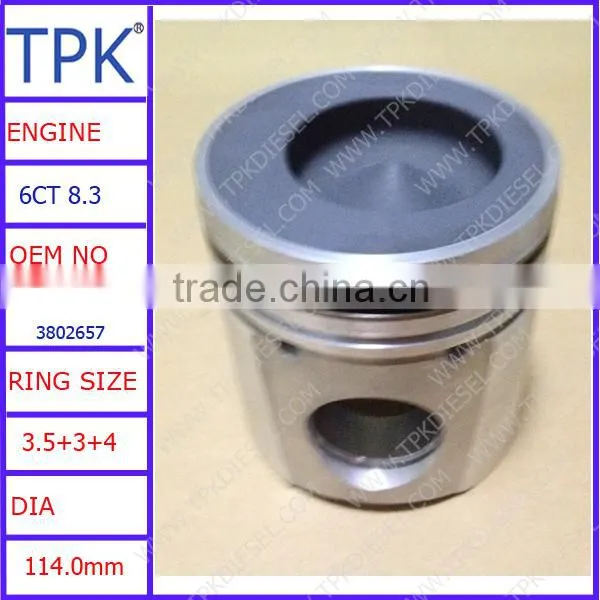6CT,6CT8.3 PISTON KIT 3929161 3802657, 325 HP photo-4