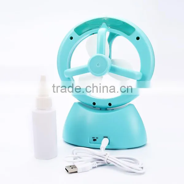 Joyroom F101 Quiet Gentle Huimidifying Rechargeable Electronic Fan 1000mAh Mini 75 Degree Rotation Fan Humidifier photo-6