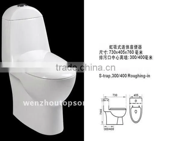 One Piece WC Toilet,Sanitary Ware Product ,Ceramic Toilet Bowl