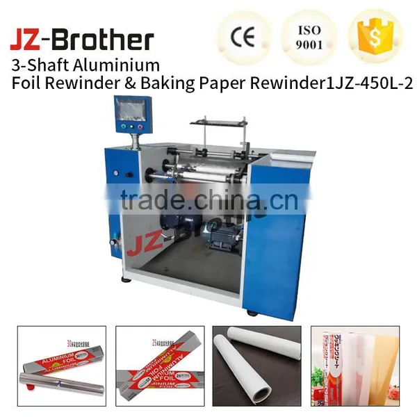 Easy Operation Semi-auto Baking Paper Rewinder Machine