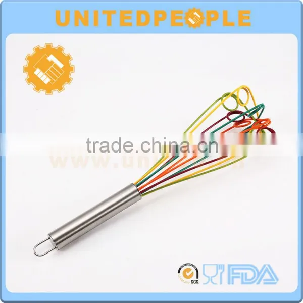 Restaurant Silicone Eggbeater With Stainless Steel Handle