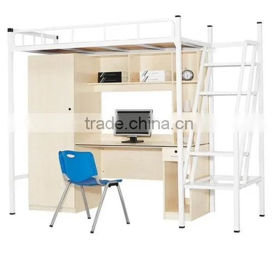 School Furniture Steel Bed With Wardrode