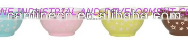 5.5" CERAMIC BOWL WITH SPOON