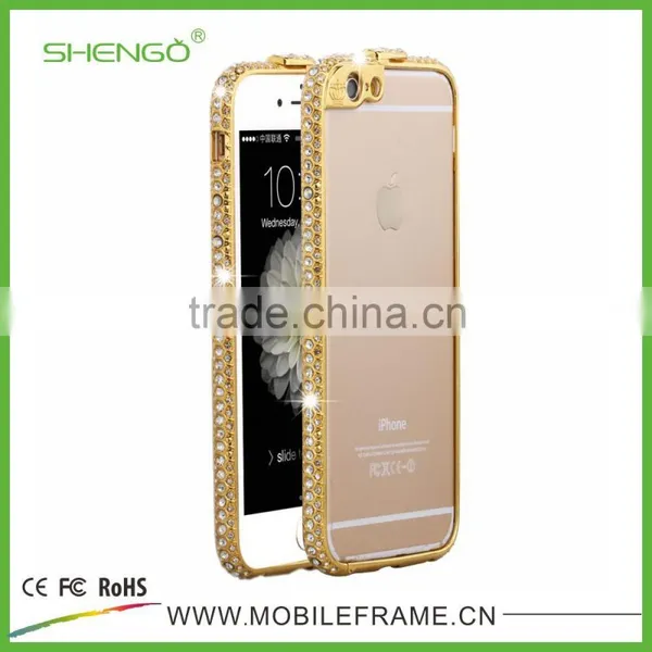 New Design Metal Diamond Bumper Phone Case/Good Price Phone Case photo-4