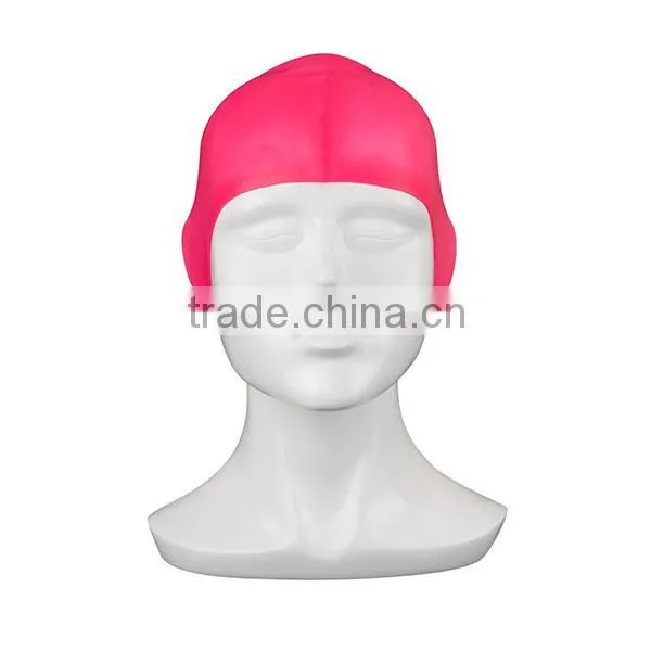 New Fashion Caps Custom Logo Kids Silicone Swim Cap photo-3
