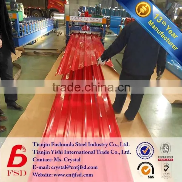 Roofing Sheet,blue/red Color Roofing Sheet for Construction