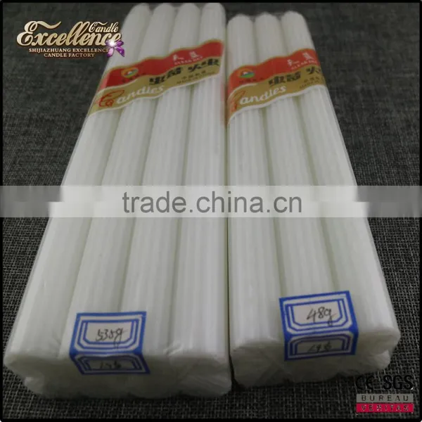 Factory Price Pure White Fluted Stick Candles Supplier photo-4