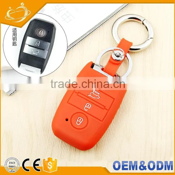 3 Button Eco-friend Silicone Car Remote Key Holder Shell For KA K3 K4 K5 Forte Cerato Rio Optima Sportage photo-5