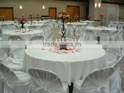 100% Polyester Tablecloth, Hotel Table Cover, Table Overlay
