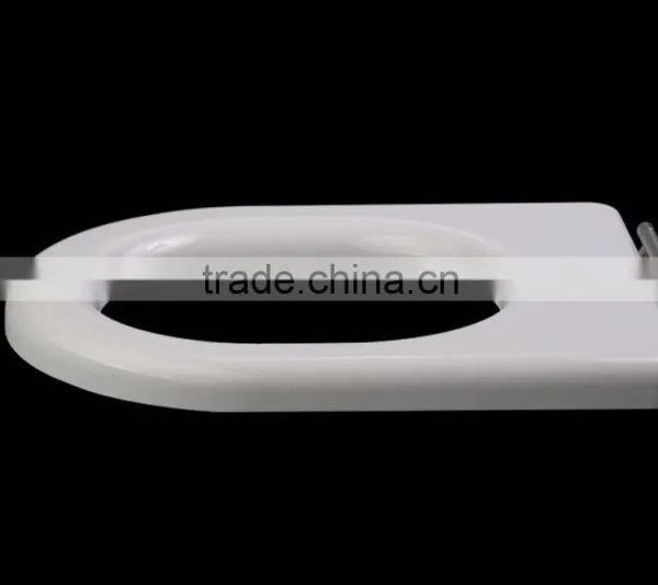 Ring Only Disabled Toilet Seat With S304 Stainless Steel Bar Hinge for Public Toilet photo-3