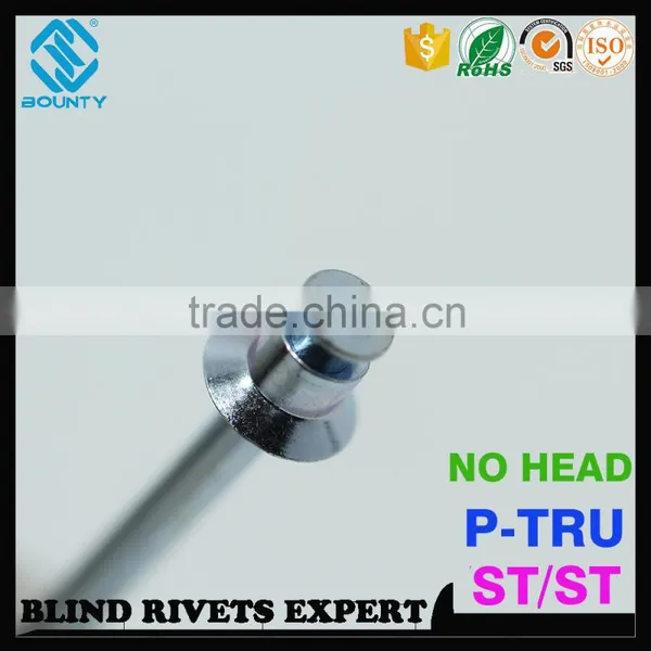 HIGH QUALITY DOUBLE CSK COUNTERSUNK STEEL PULL-THRU BLIND RIVETS FOR COMPUTER ENCLOSURES photo-5