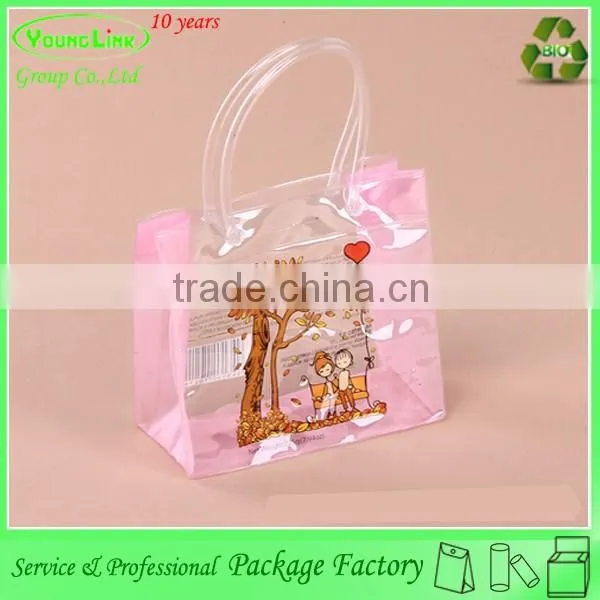OEM Customized High Quality Transparent Plastic Makeup Bag With Handle photo-6
